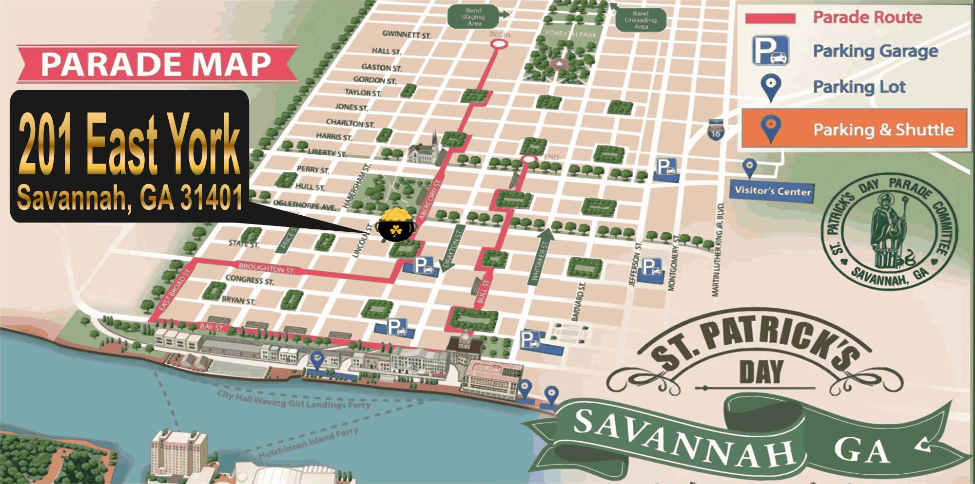 Parade Route Map